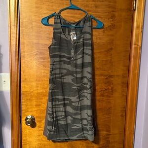 Camo Tank Dress NWT